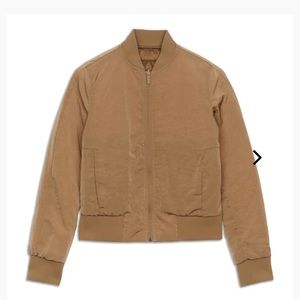 Tan Bomber Jacket